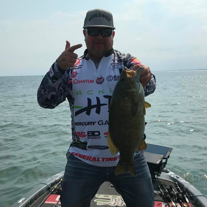 James Watson Holding his catch